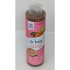 St. Ives Exfoliating Body Wash Pink Lemon & Mandarin Orange 22 Oz